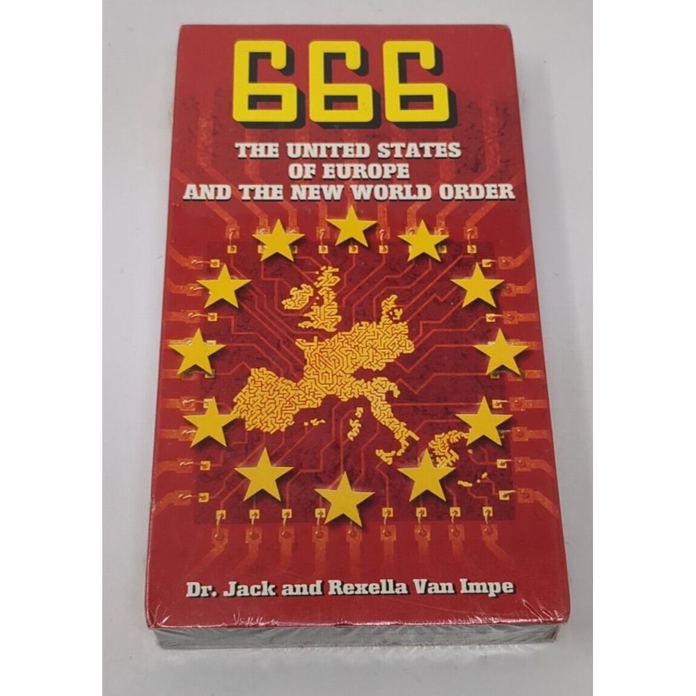 666 The United States Of Europe And The New World Order VHS‎ Video Jack Van Impe